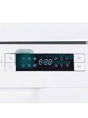 Посудомоечная машина Maunfeld MWF08B, белый, 44.8 см, 9 компл., 49 дБ, класс A++