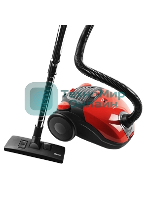 Пылесос Centek CT-2511 красный/черный, 400/2000 Вт, уборка сухая, пылесборник мешок, 2 л