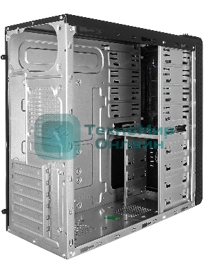 Компьютерный корпус Miditower ExeGate UN-604-UNS400 (ATX, БП UNS400 с вент. 12см, 2хUSB+2хUSB 3.0, аудио, черный)