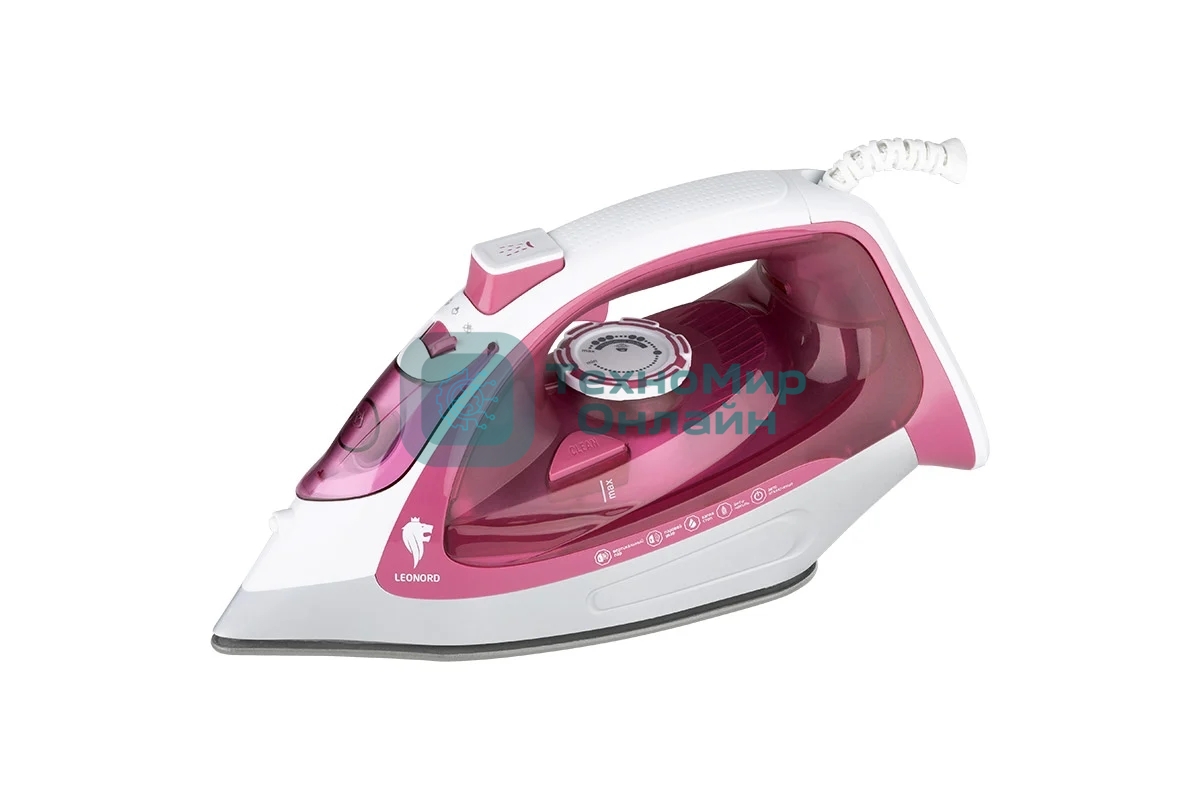 Утюг LEONORD LE-1805 розовый