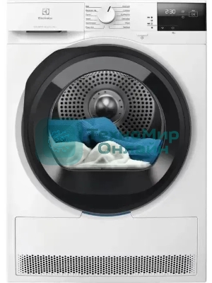 Сушильная машина Electrolux EW6D295GE белый, 9 кг, сушка - конденсационная (тепловой насос), программ - 12, 59.6 x 85 x 63.6 см
