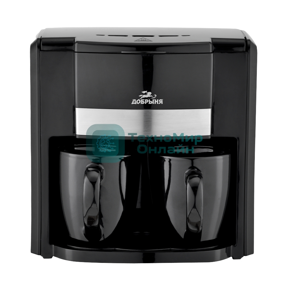 Кофеварка эл. капелн Добрыня DO-3604 (0,3л, 500Вт) 2кружки x6