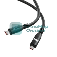 Дата-кабель MORE CHOICE (4620202554529) K83aa USB 3.0A PD 60W для Type-C Type-C - 1 м, черный