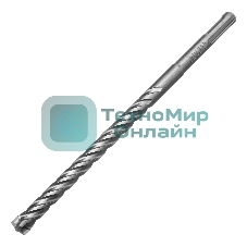 Бур по бетону Denzel цельная крестовая пластина, 12x265 мм, SDS PLUS