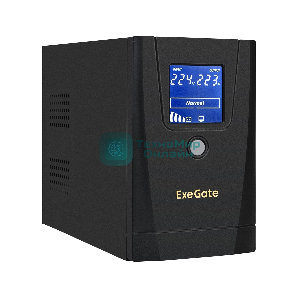 Источник бесперебойного питания ExeGate SpecialPro Smart LLB-1000.LCD.AVR.1SH.2C13 1000VA/550W, LCD, AVR, 1*Schuko+2*C13, металлический корпус, черный