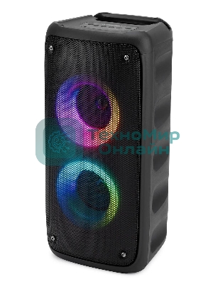 Минисистема Hyundai H-MC1230 черный 40Вт FM USB BT micro SD