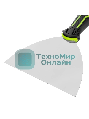 Шпательная лопатка из нержавеющей стали Сибртех 150 мм, двухкомпонентная рукоятка