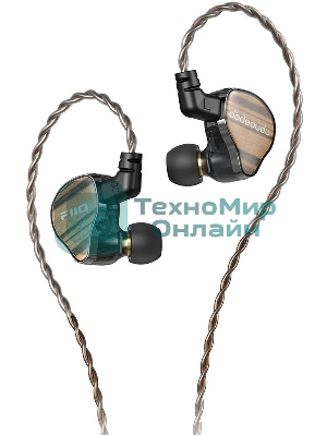 Проводные наушники FiiO FH13 черный, внутриканальные, Jack 3.5/4.4 мм