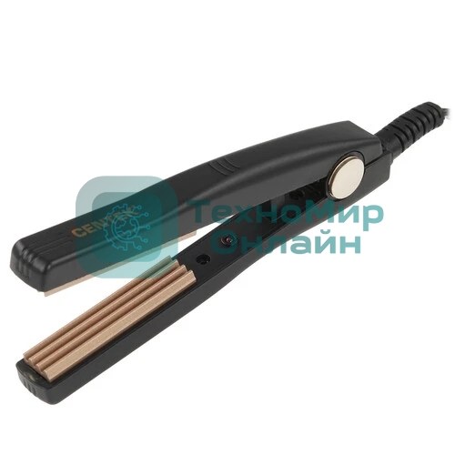 Щипцы для завивки волос Centek CT-2026 черный/золотистый, 12 мм, 200 °C, 1 режим