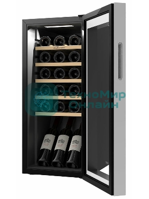 Винный шкаф Libhof GM-18 белый, 53 л, 1 отсек, 18 бут., класс A