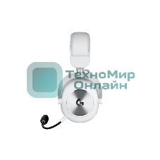 Гарнитура Logitech G PRO LightSpeed белый, беспроводная + проводная, Bluetooth/USB/3.5 мм, до 50 ч