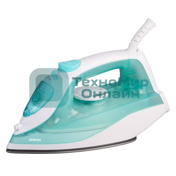Утюг Centek CT-2321 MINT мятный, 2200 Вт, 30 г/мин, 110 г/мин, 210 мл