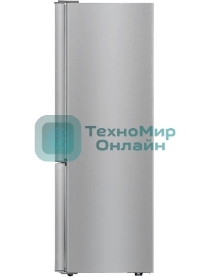 Холодильник Hyundai CC2054SL серебристый двухкамерный 120/34л морозилка снизу