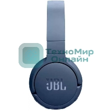 Беспроводные/проводные наушники JBL Tune 670NC синий, накладные, Bluetooth + проводной, активное шумоподавление, складная конструкция, до 70 ч