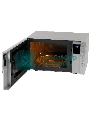 Микроволновая печь Hyundai HYM-M2066 серебристый, 23 л, 800 Вт, переключатели - мембранные кнопки