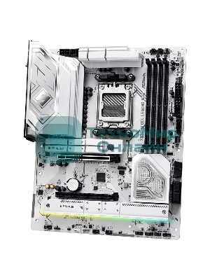 Материнская плата ASRock X870 STEEL LEGEND WIFI, AM5, AMD X870, 4xDDR5, 4xSATA, 3xM.2, 1xPCIe 5.0 x16, 1xPCIe 5.0 x4, 1xHDMI, 1x2.5Gb LAN, Wi-Fi 7, Bluetooth 5.4, 2xUSB-C 40Gbps, 2xUSB-A 10Gbps, 3xUSB-A 5Gbps, 4xUSB-A 2.0, 1xTOSLINK, 2x3.5 мм, 7.1, ATX