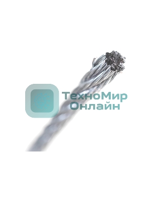 Трос стальной СТРОЙМЕТИЗ 4140070 4.0 мм DIN 3055 цинк (уп.20 м) подвес