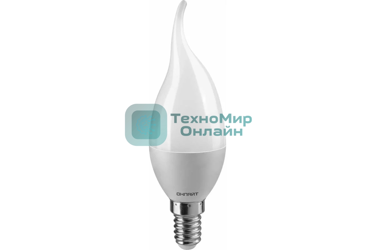 Лампа светодиодная ОНЛАЙТ 71620 OLL-FC37-6-230-2.7K-E14-FR
