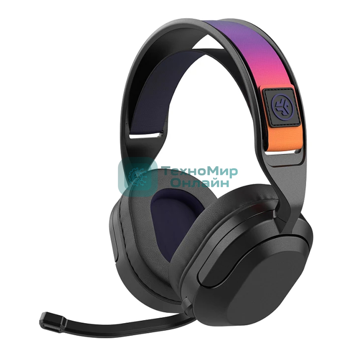 Гарнитура JLab Nightfall Wireless Gaming Headset чёрный, беспроводная, Bluetooth, до 70 ч