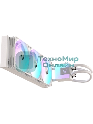 Кулер с водяным охлаждением Formula V Line ICE JET GLOW 360 WH, 360мм, 3x120мм, ARGB fans, LGA115X/1200/1700/1851, AM4/AM5