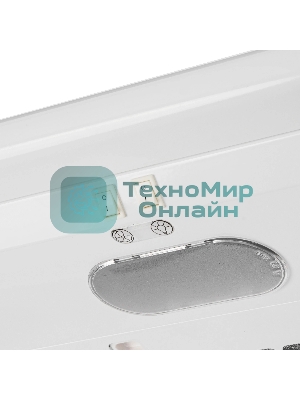 Вытяжка каминная Elikor Сатурн 50П-180-В1Л белый/золотистый, 50 см, 180 м³/ч, 48 дБ