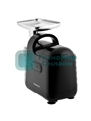 Мясорубка электрическая BRAYER BR1602 черный, 2000 Вт, 2.0 кг/мин, реверс, насадки - 6