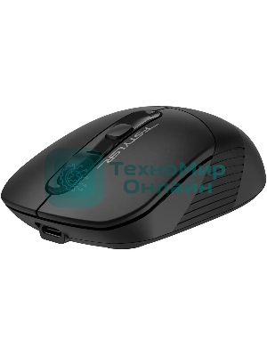 Мышь беспроводная A4Tech Fstyler FB10CS черный, 2000 dpi, радиоканал, Bluetooth, USB, кнопки - 4