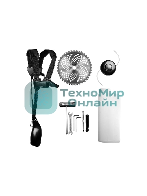 Бензокоса, 2.5 кВт/3.3 л.с., 52 см3 STEHER BT-2500