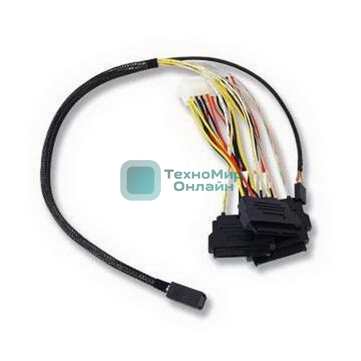 Кабель Amphenol RHS36-4819, (HDmSAS SFF8643 to 4*SAS SFF8482 internal cable), 75 см