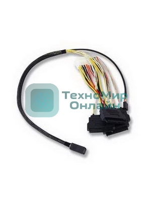 Кабель Amphenol RHS36-4819, (HDmSAS SFF8643 to 4*SAS SFF8482 internal cable), 75 см