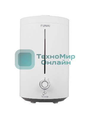 Увлажнитель воздуха FUNAI TENTOU USH-TTM7201WC белый, 30 м², 5 л, гигростат