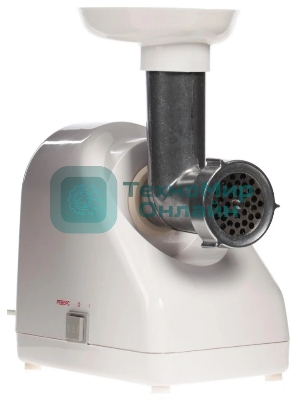 Мясорубка электрическая Белвар Помощница КЭМ-36/220-4-32 белый, 1000 Вт, 0.6 кг/мин, реверс, насадки - 6