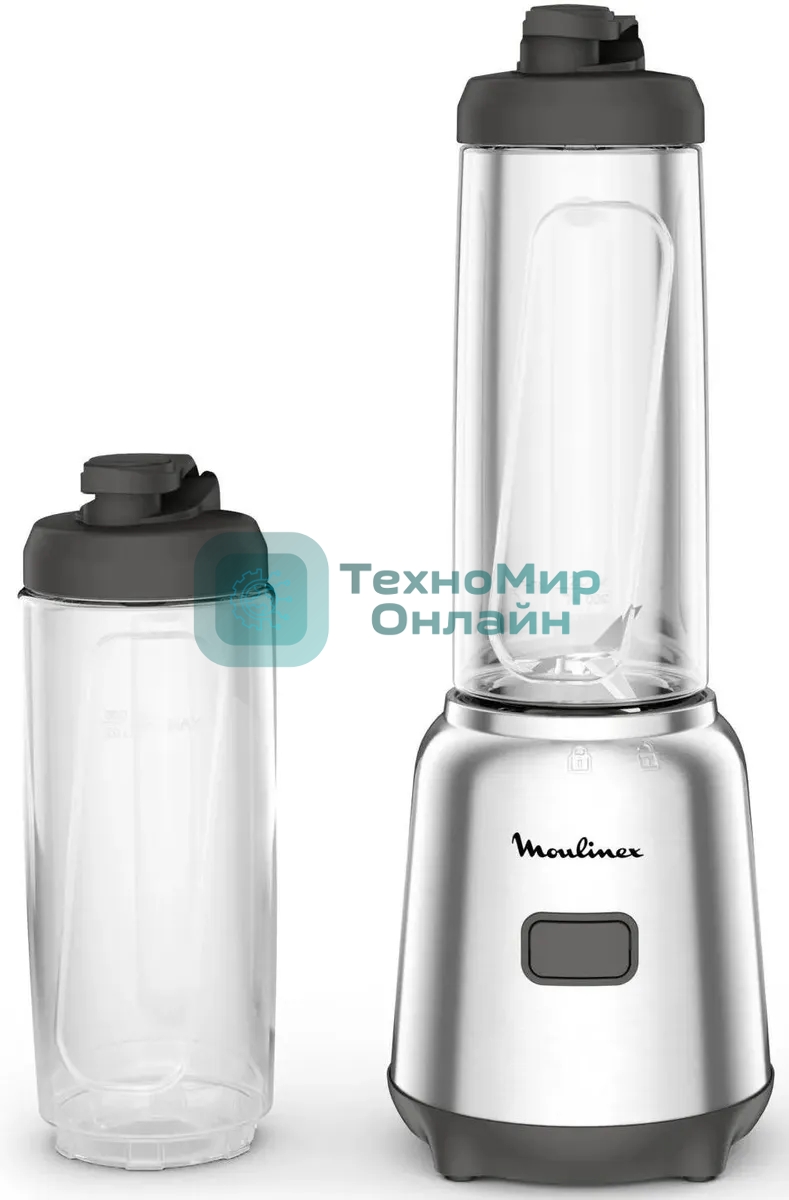 Блендер стационарный Moulinex LM15FD10 300Вт серебристый/черный