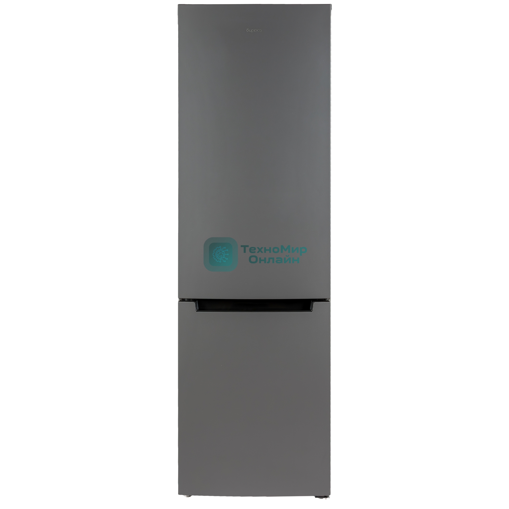 Холодильник Бирюса W6130 матовый графит двухкамерный 245/100л морозилка снизу