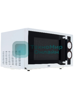 Микроволновая печь BBK 23MWS-928M/W/RU белый, 23 л, 900 Вт, переключатели - поворотный механизм