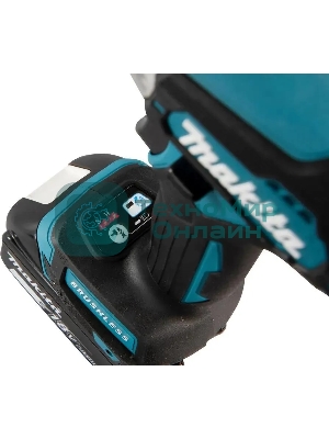 Дрель-шуруповерт Makita DTD157RTJ, 18 В, 5 Ач, 140 Нм, бесщеточный, ударный