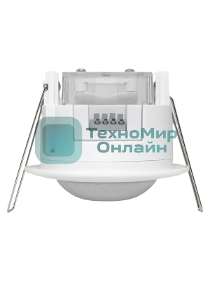 Датчик движения EKF dd-ms-100 (ИК) MS-100 (ДД) встраив. 1200 Вт 360 град. до 6 м IP20