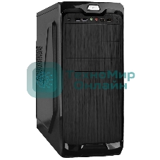 Компьютерный корпус Miditower ExeGate UN-604-UNS400 (ATX, БП UNS400 с вент. 12см, 2хUSB+2хUSB 3.0, аудио, черный)