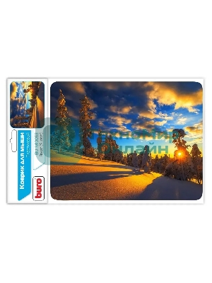 Коврик для мыши Buro BU-M10053 пластиковый, закат, 230 х 180 х 2 мм