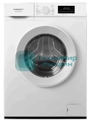 Стиральная машина KRAFT KF-MBDS7108W белый, загрузка фронтальная 7 кг, 1000 об/мин, класс: А+++