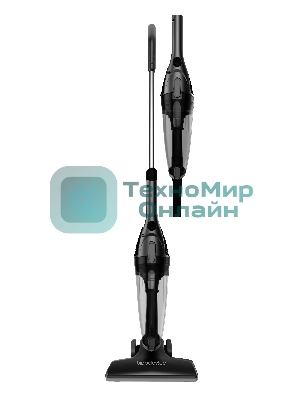 Пылесос вертикальный Topdevice CVC100 черный, питание от сети, 600 Вт, уборка сухая, пылесборник 1.2 л