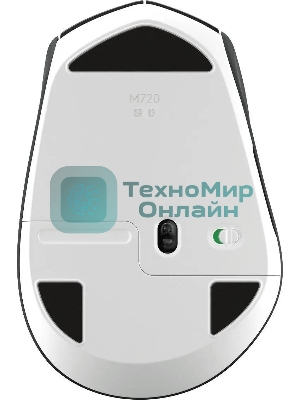 Мышь беспроводная Logitech M720 Triathlon черный, 1000 dpi, радиоканал, Bluetooth, USB, кнопки - 8