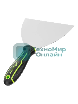 Шпательная лопатка из нержавеющей стали Сибртех 150 мм, двухкомпонентная рукоятка