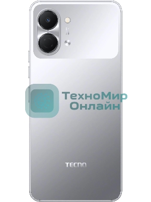 Смартфон Tecno Spark Go 3 128Gb 4Gb серый моноблок 3G 4G 2Sim 6.75