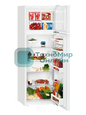 Холодильник Liebherr CTE 2931-26 001 белый двухкамерный 218/52л морозилка сверху