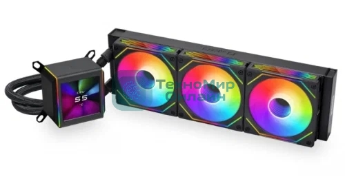 СВО для процессора LIAN LI Galahad II LCD SL-INF G89.GA2ALCD36INB.00 черный 120мм алюминий+медь 1200rpm 29db 4-pin