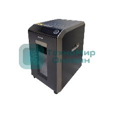 Шредер Office Kit SA200M 1,9х10 черный/серый с автоподачей (секр.P-5) фрагменты 220лист. 40лтр. скобы пл.карты