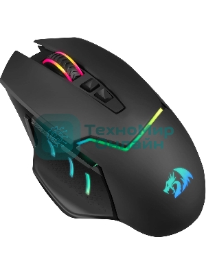 Мышь беспроводная Redragon Mirage Pro черный, 8000 dpi, радиоканал, USB, кнопки - 9