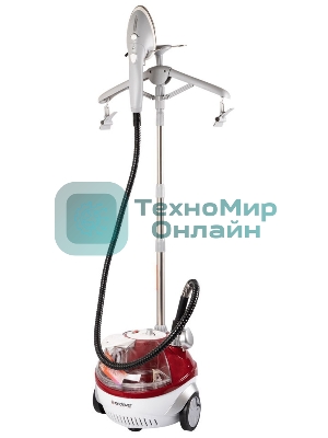 Отпариватель Endever Odyssey Q-9 красный/белый, 2500 Вт, 90 г/мин, 2300 мл