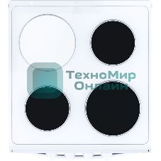 Плита электрическая Flama AE 1304 W белый, конфорок 3 шт, духовка 50 л, 50 см x 85 см x 60 см